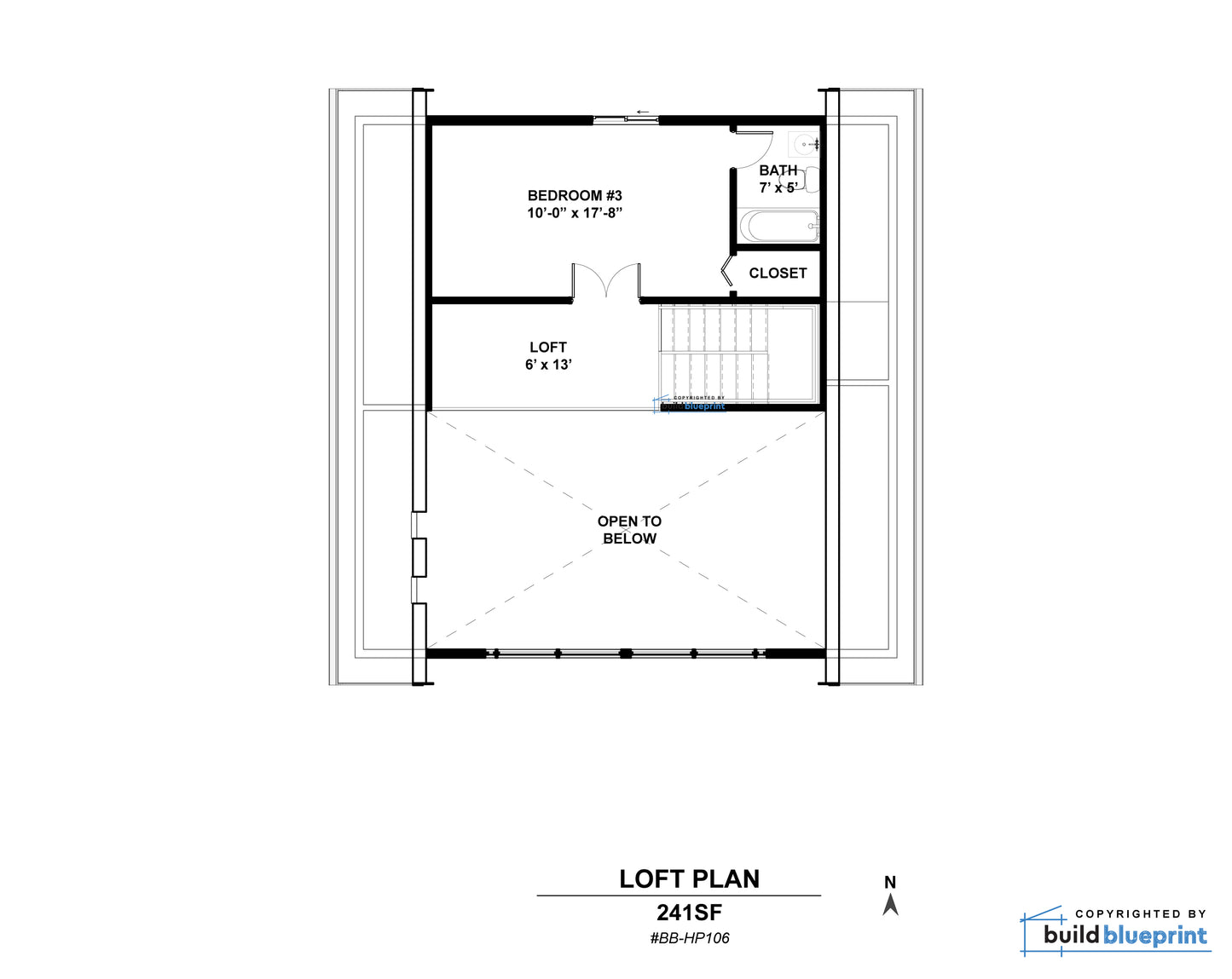 32' x 32' Long Creek Cabin Architectural Plans