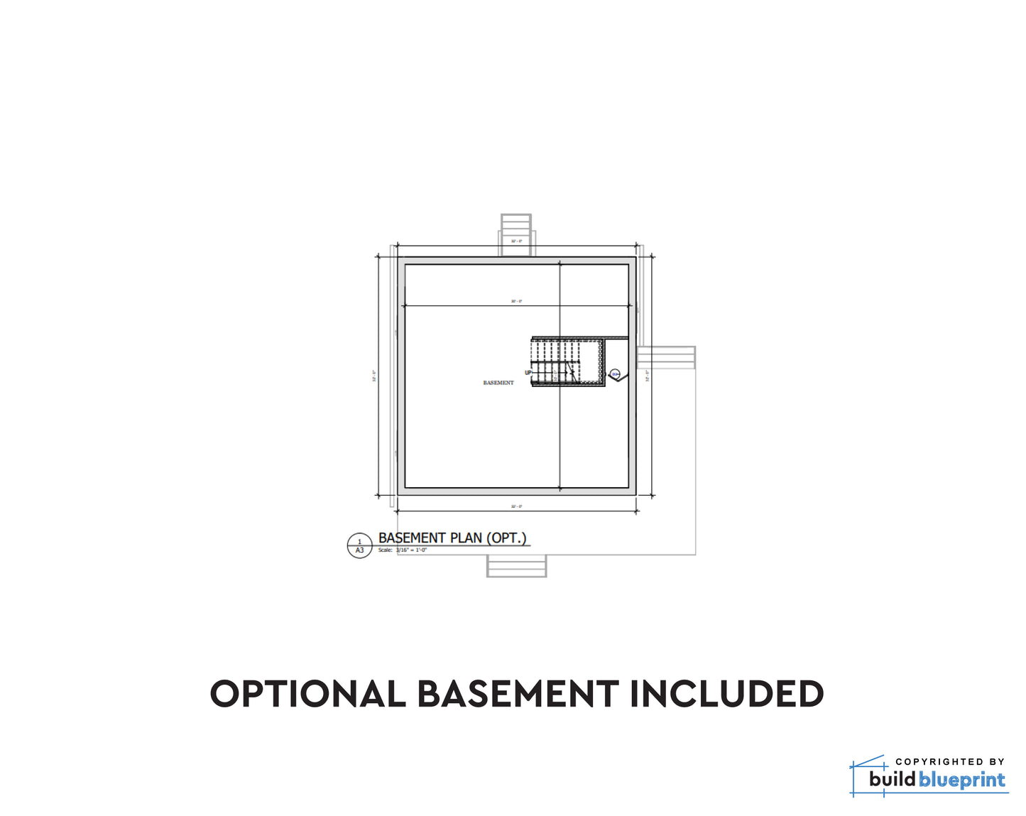 32' x 32' Long Creek Cabin Architectural Plans