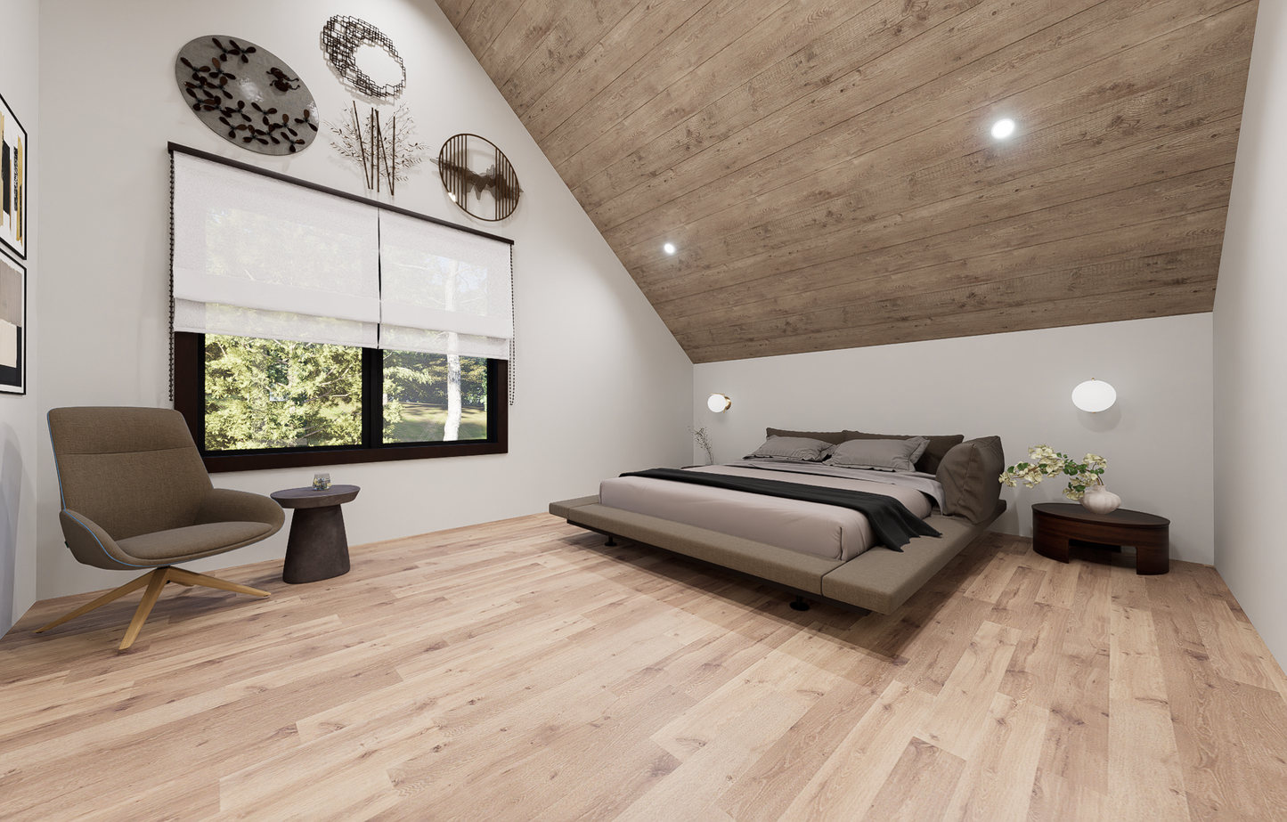 35' x 35' Hilltop Hideout Cabin Architectural Plans