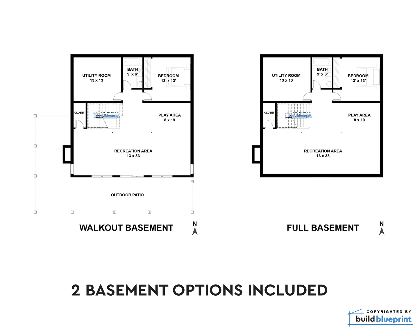 35' x 35' Hilltop Hideout Cabin Architectural Plans