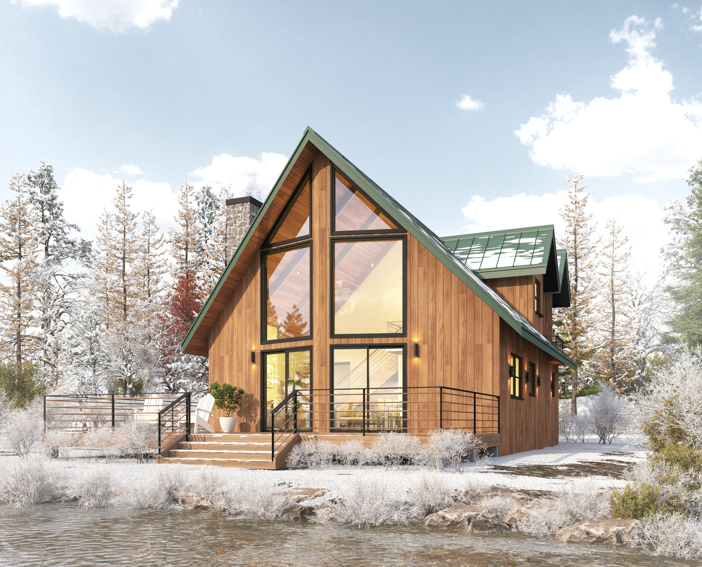 Yosemite Modern Cabin Architectural Plans