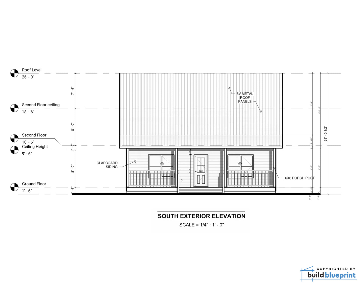 32' x 32' Alpine Cabin Architectural Plans
