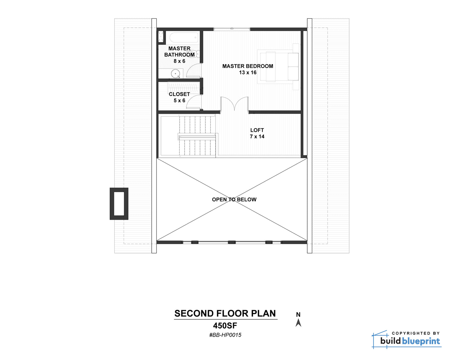 35' x 35' Long Creek Modern Cabin Architectural Plans