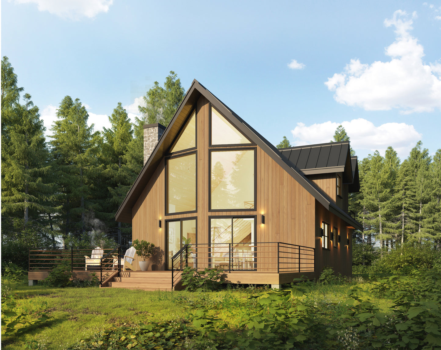 Yosemite Modern Cabin Architectural Plans