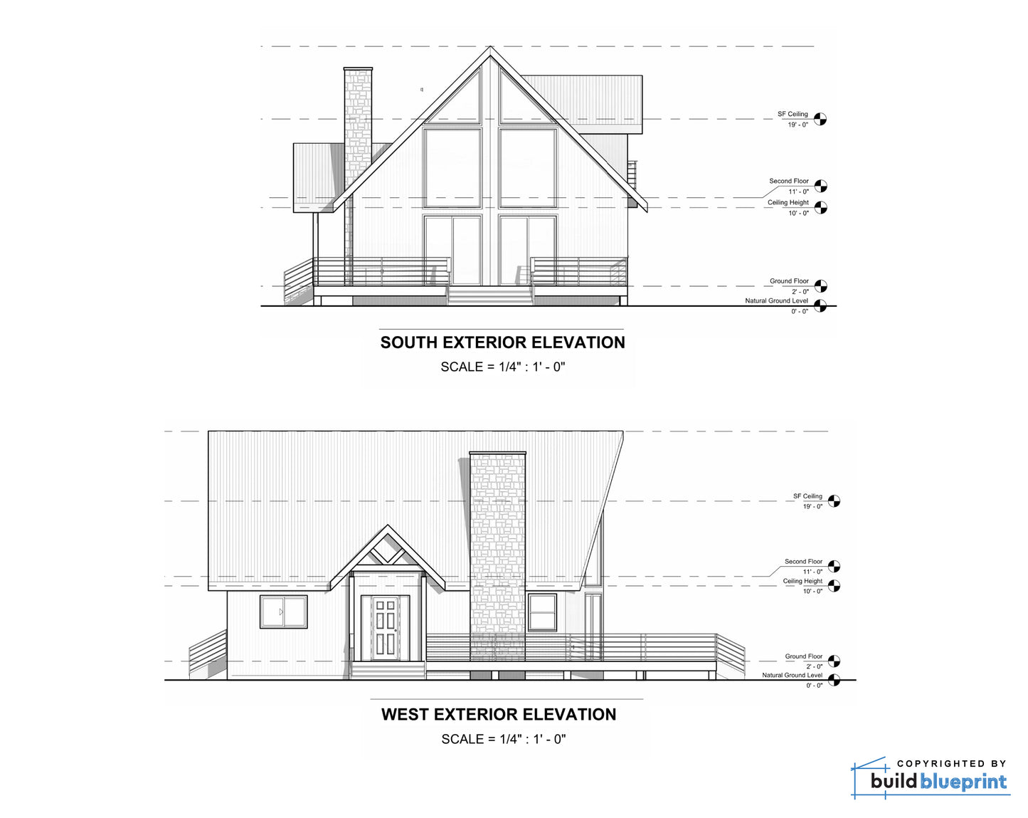 Yosemite Modern Cabin Architectural Plans