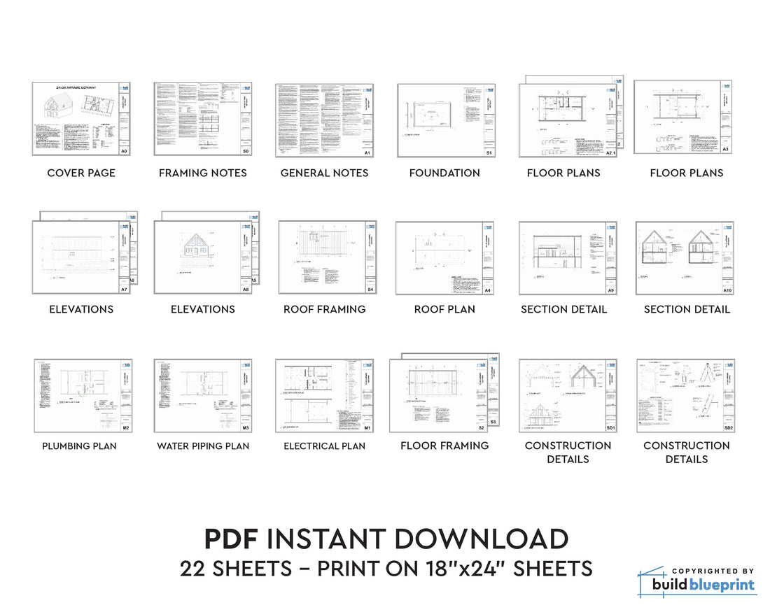 What's Included in a Set of Cabin Plans?