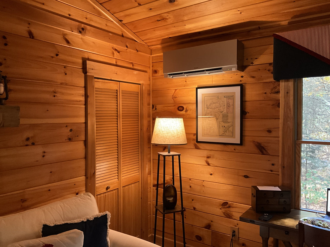 how to  install mini split for cabins