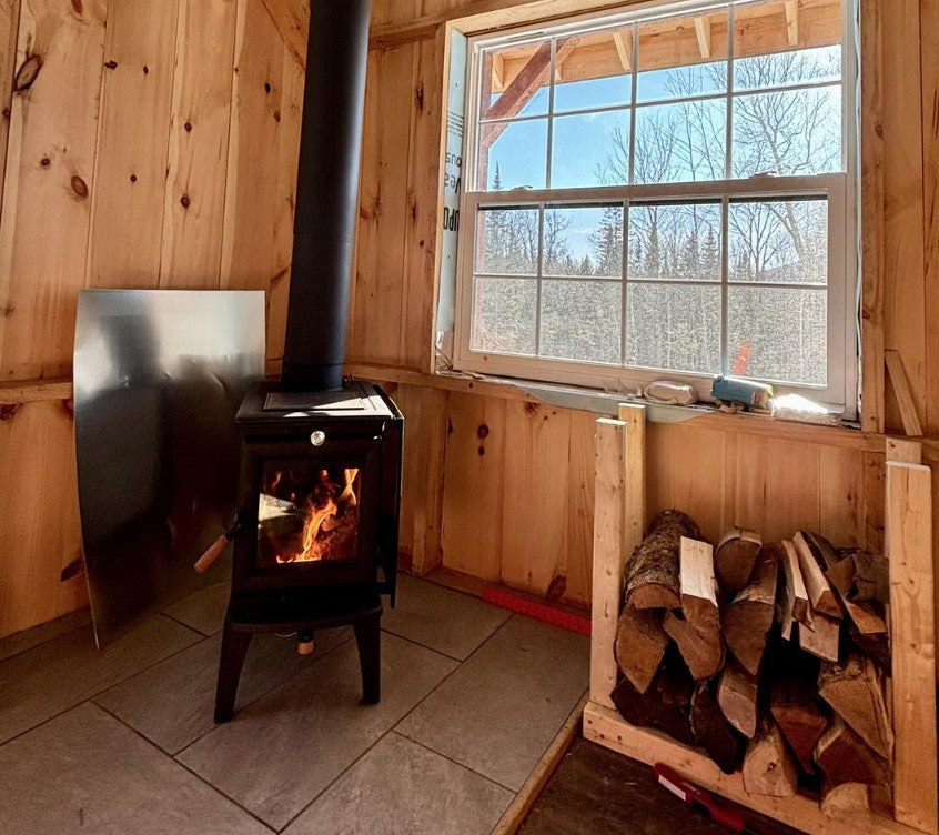 stove burner installation for cabins