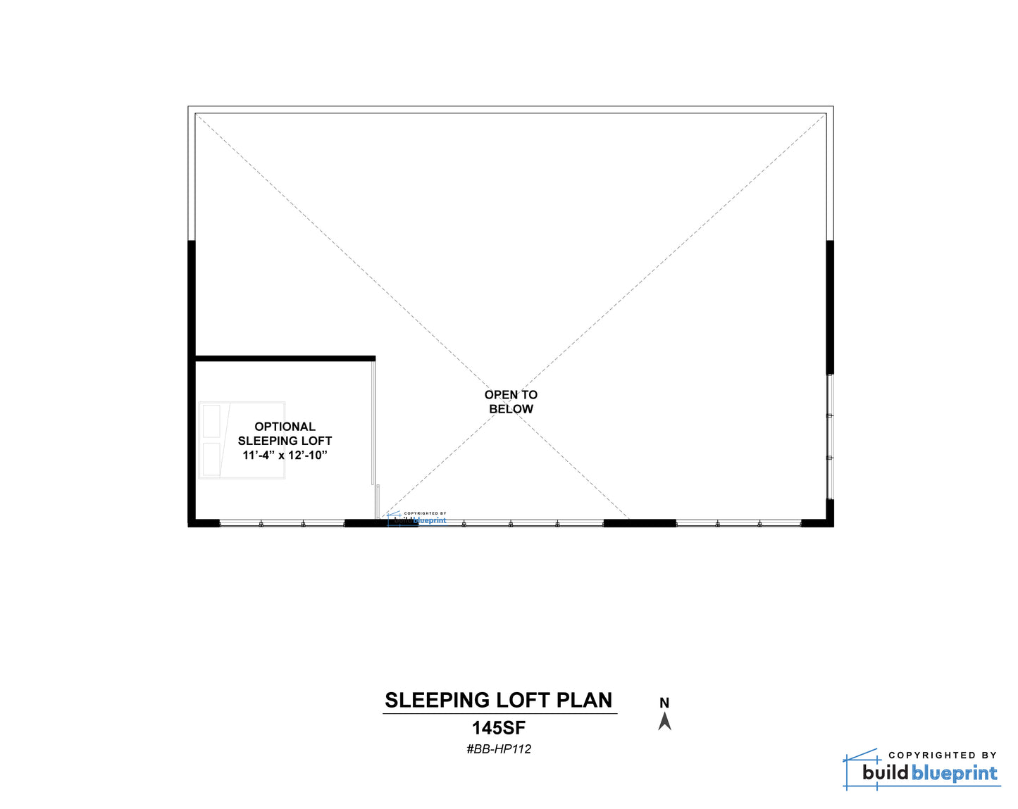 30' x 46' Lean Cottage Architectural Plans