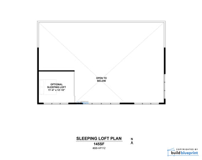 30' x 46' Lean Cottage Architectural Plans