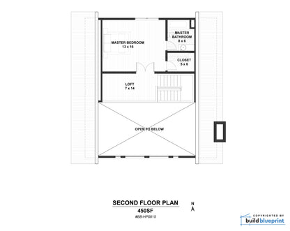 35' x 35' Modern Lake House Architectural Plans