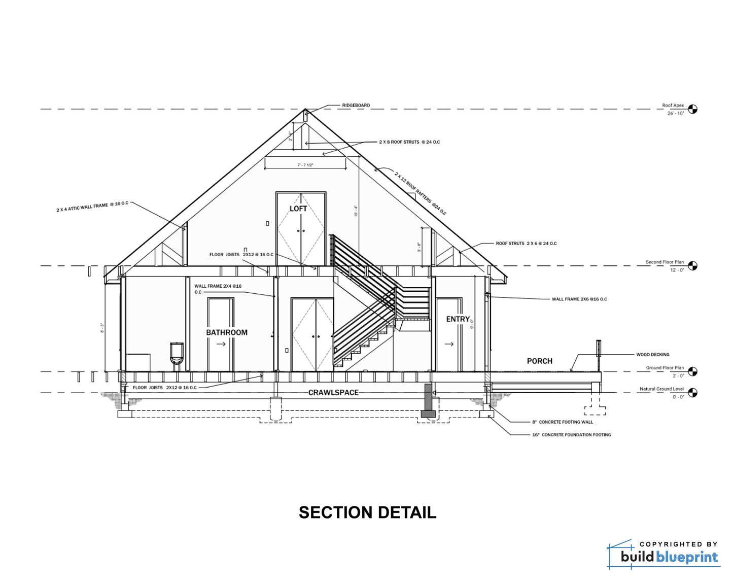 35' x 35' Modern Lake House Architectural Plans