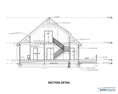35' x 35' Modern Lake House Architectural Plans