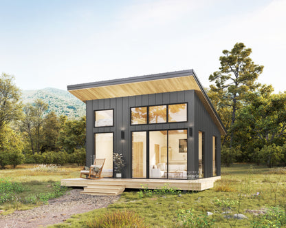 20' x 20' Lean Cottage Architectural Plans