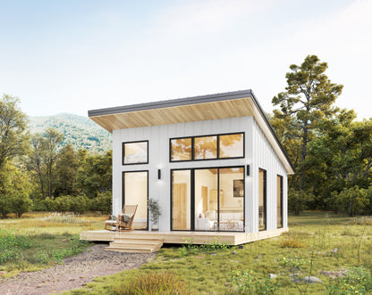 20' x 20' Lean Cottage Architectural Plans