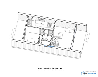 20' x 30' Walden Cabin Architectural Plans