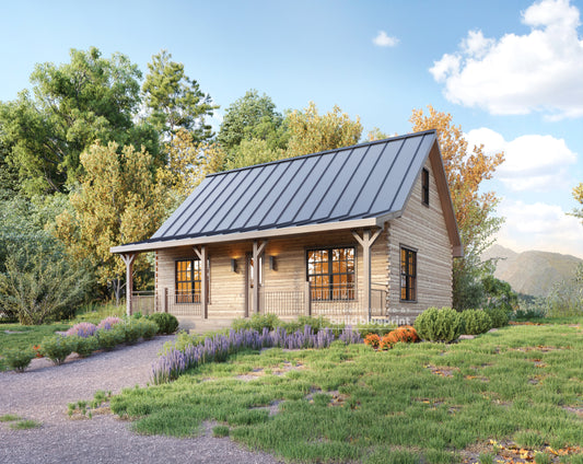 Modern Cabin Architectural Plans – Build Blueprint