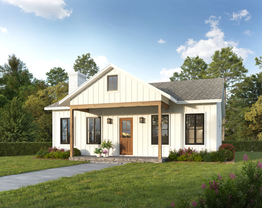 30' x 30' Small Cottage Architectural Plans